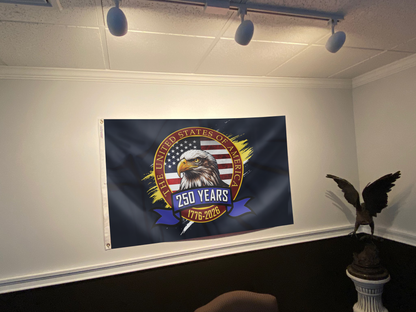 Eagle USA 250 Years Flag