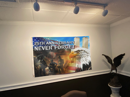 Never Forget 25th Anniversary Eagle Flag