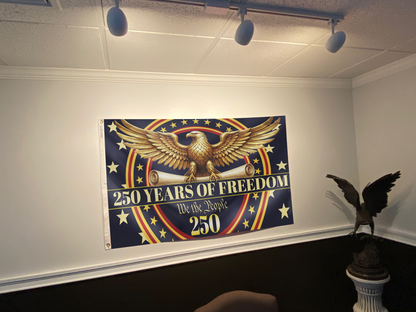 250 Years of Freedom Gold Flag