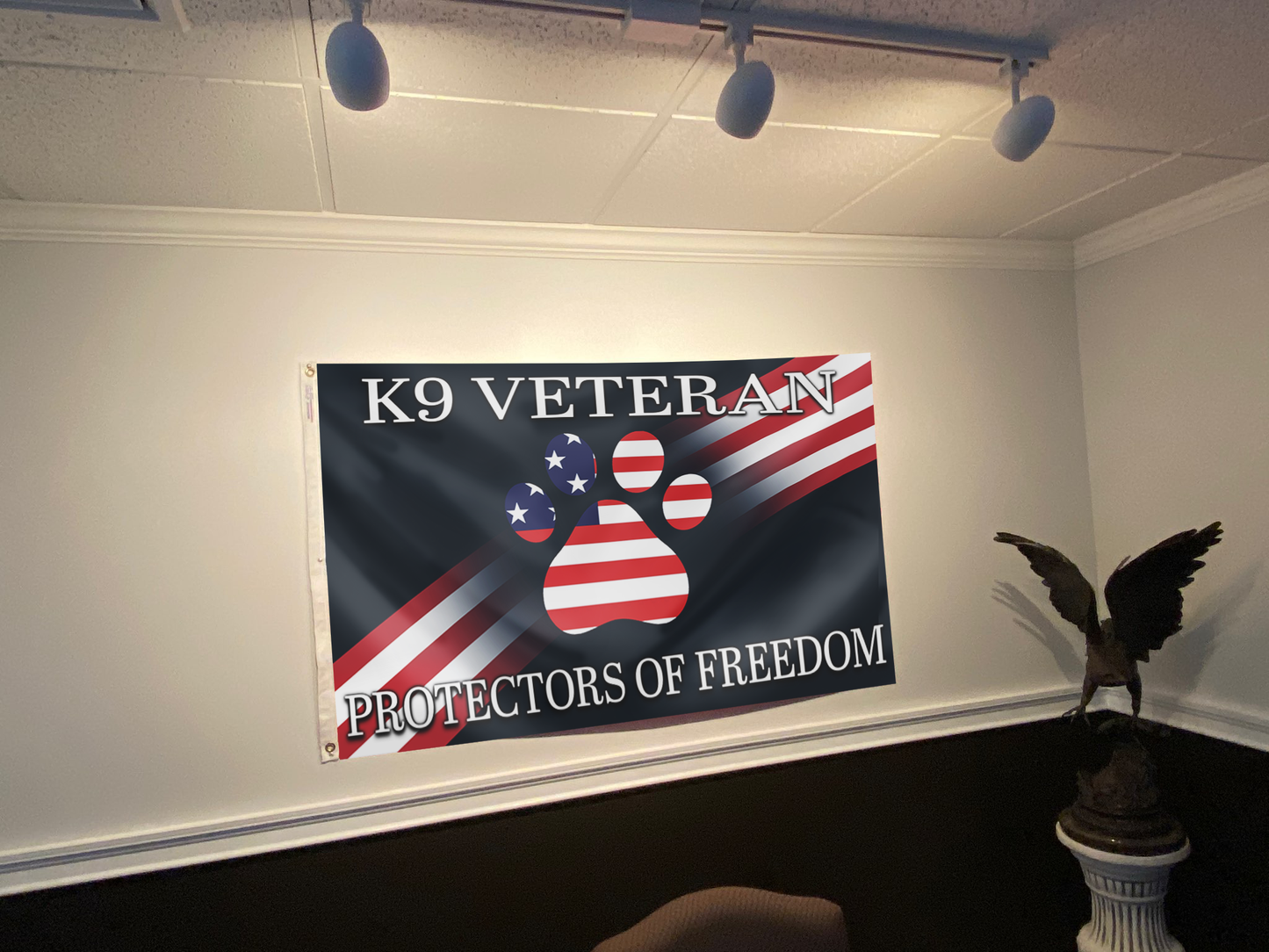 K9 Veteran – Protectors of Freedom Flag
