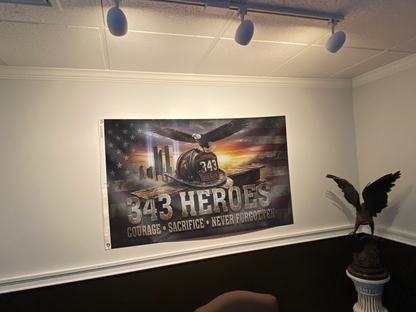343 Heroes - Never Forgotten Flag