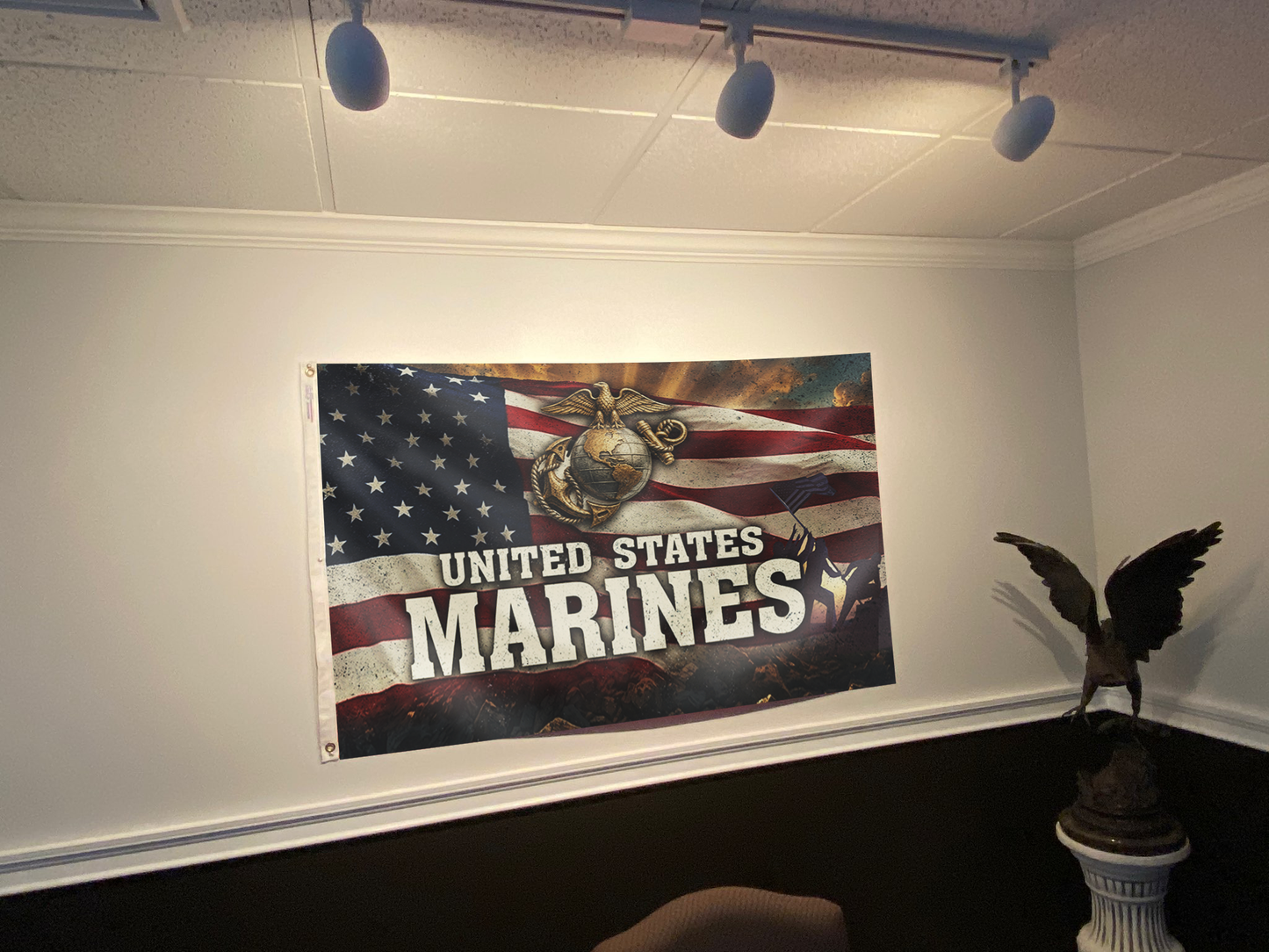 United States Marines Old USA Flag