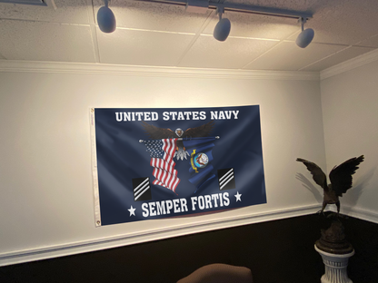 United States Navy Eagle Semper Fortis - Seaman Flag