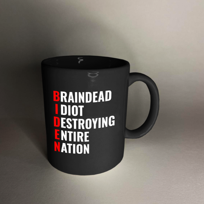 Braindead Phonetics 11 oz. Black Mug