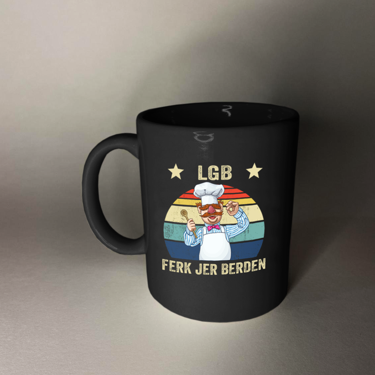 LGB - Ferk Jer Berden 11 oz. Black Mug