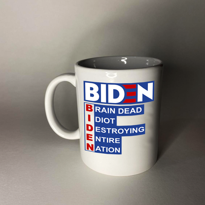 Biden Meaning 11 oz. White Mug