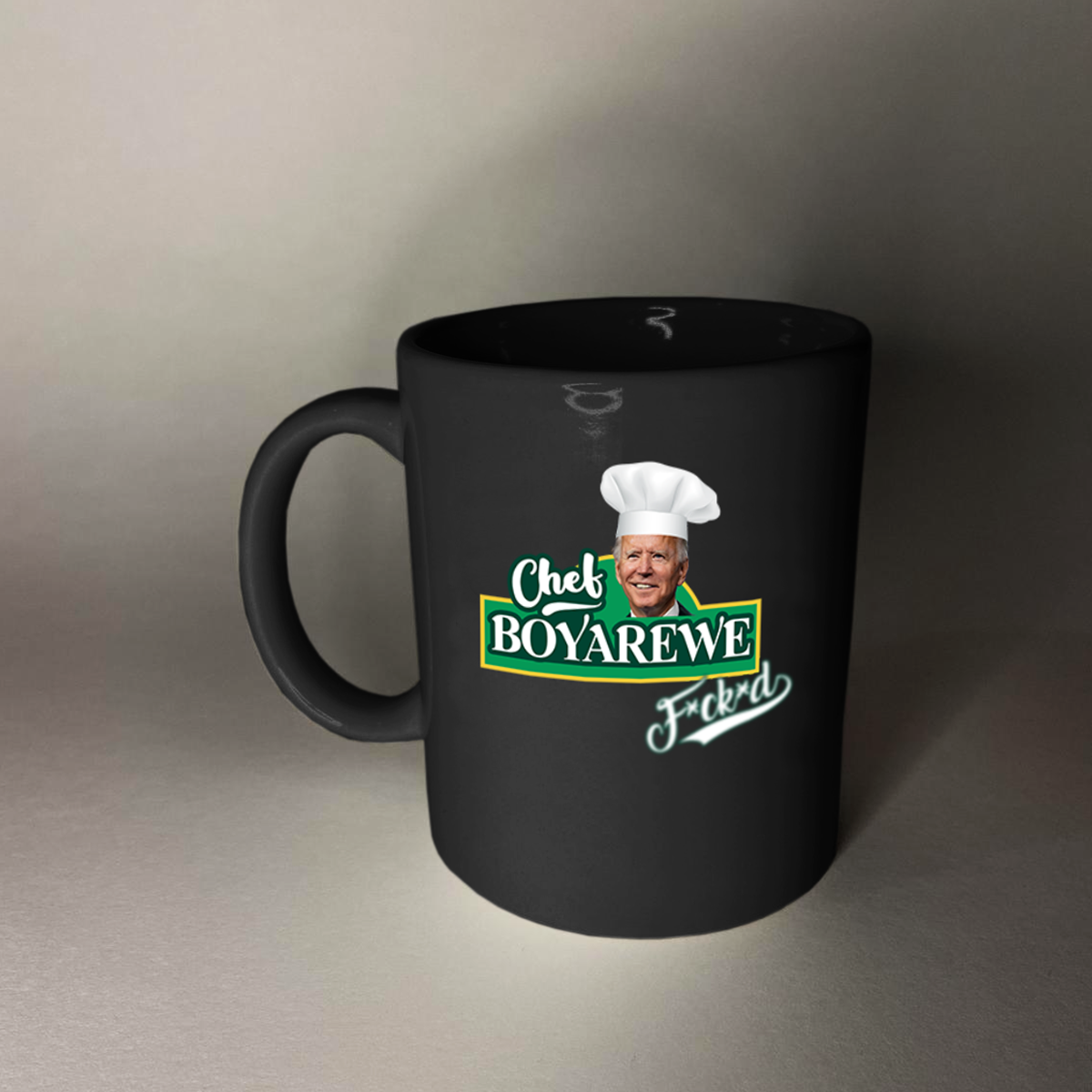 Chef Boyarewe 11 oz. Black Mug