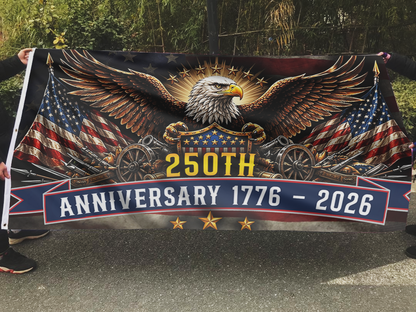 Eagle 250th Anniversary Flag