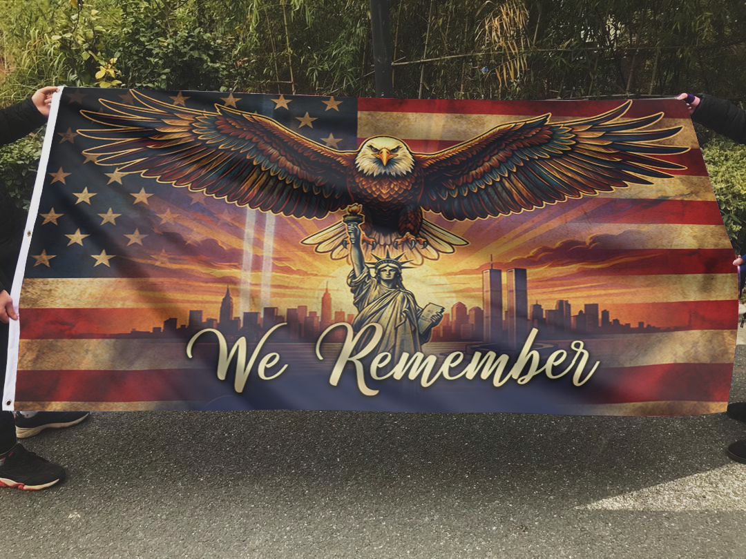 We Remember Eagle Flag