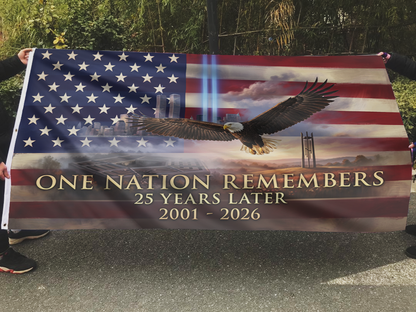 One Nation Remembers -  25 Years Later Flag