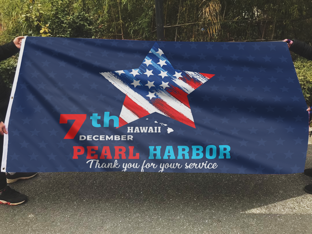 Pearl Harbor - Thank You for Your Service Flag