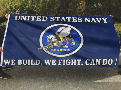 United States Navy Seabees Flag