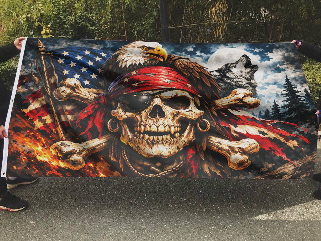 Bald Eagle Pirate Flags