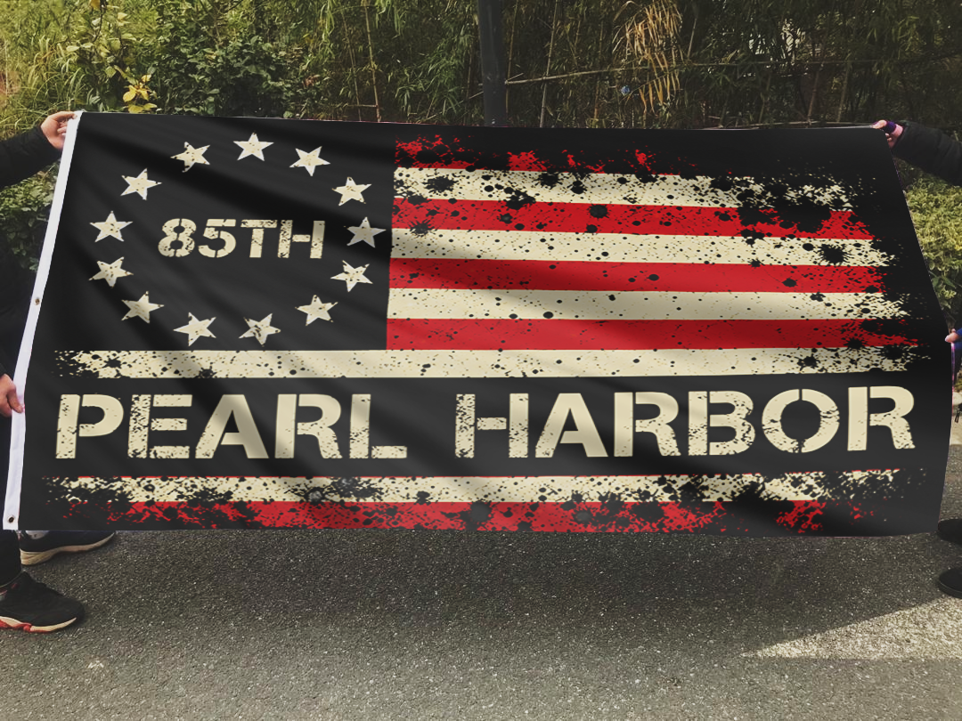 Pearl Harbor 85th Flag