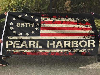 Pearl Harbor 85th Flag