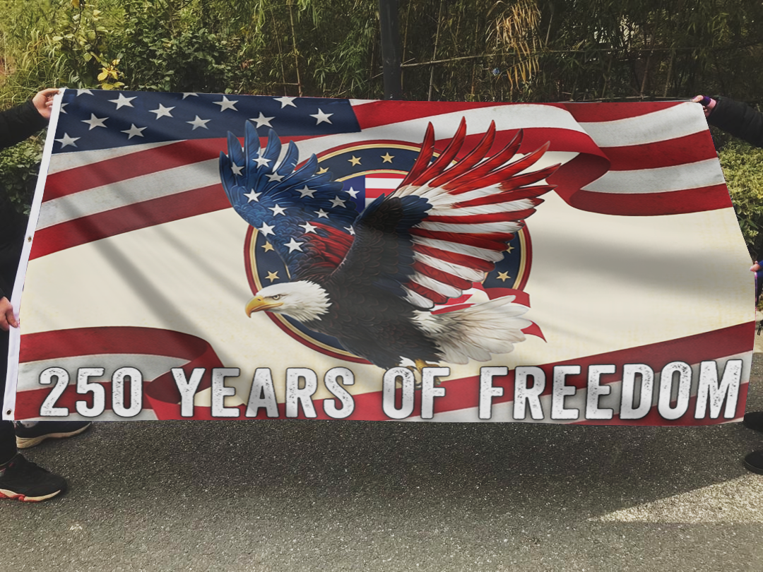 250 Years of Courage and Freedom Flag