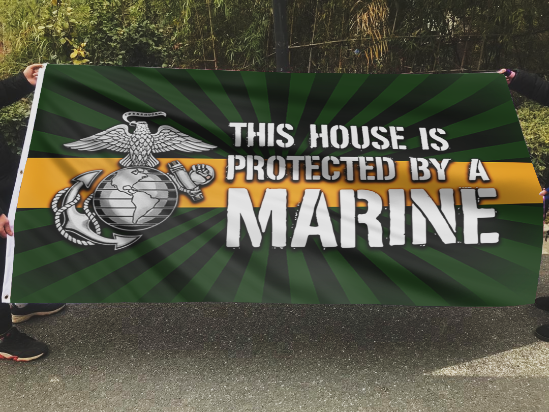 Protected by Marine Honor Flag