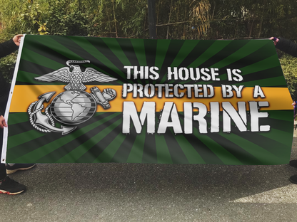 Protected by Marine Honor Flag