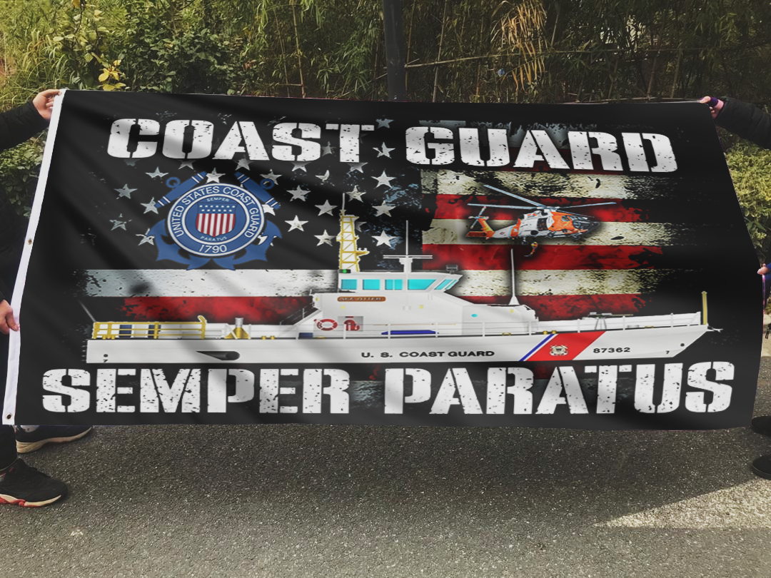 Coast Guard USA Flag