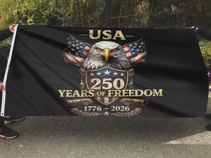 USA 250 Independence Anniversary Patriotic Eagle Flag