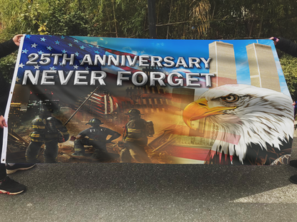 Never Forget 25th Anniversary Eagle Flag