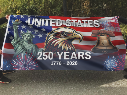 United States Statue Eagle Flag