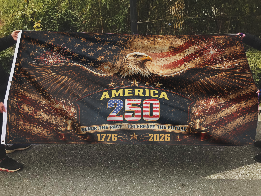 America 250 - Honor The Past Celebrate the Future Flag