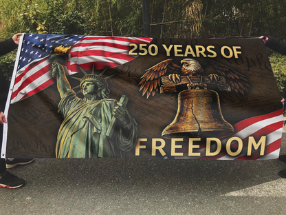 250 Years of American Freedom Eagle Flag
