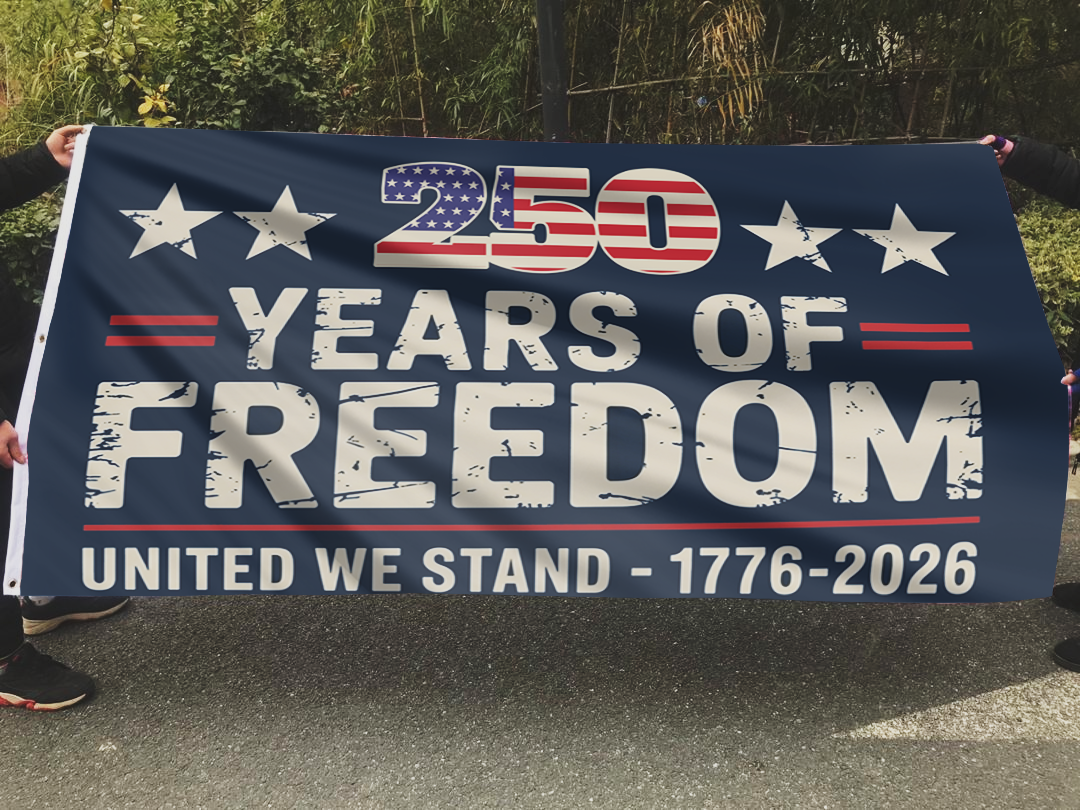 USA 250 Years of Freedom United Flag