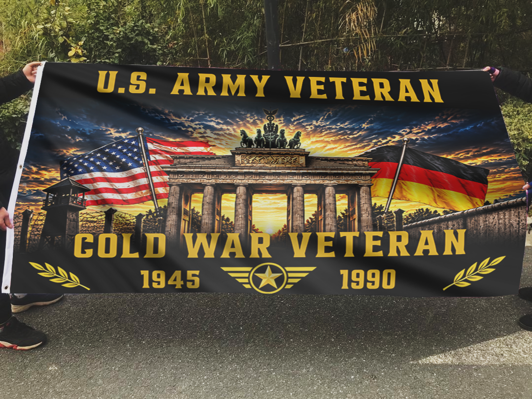U.S. Army Cold War Veteran Flag