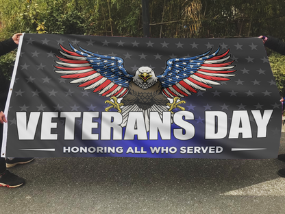 Veterans Day Eagle Flag