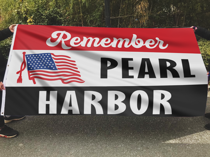 Remember Pearl Harbor USA Flag