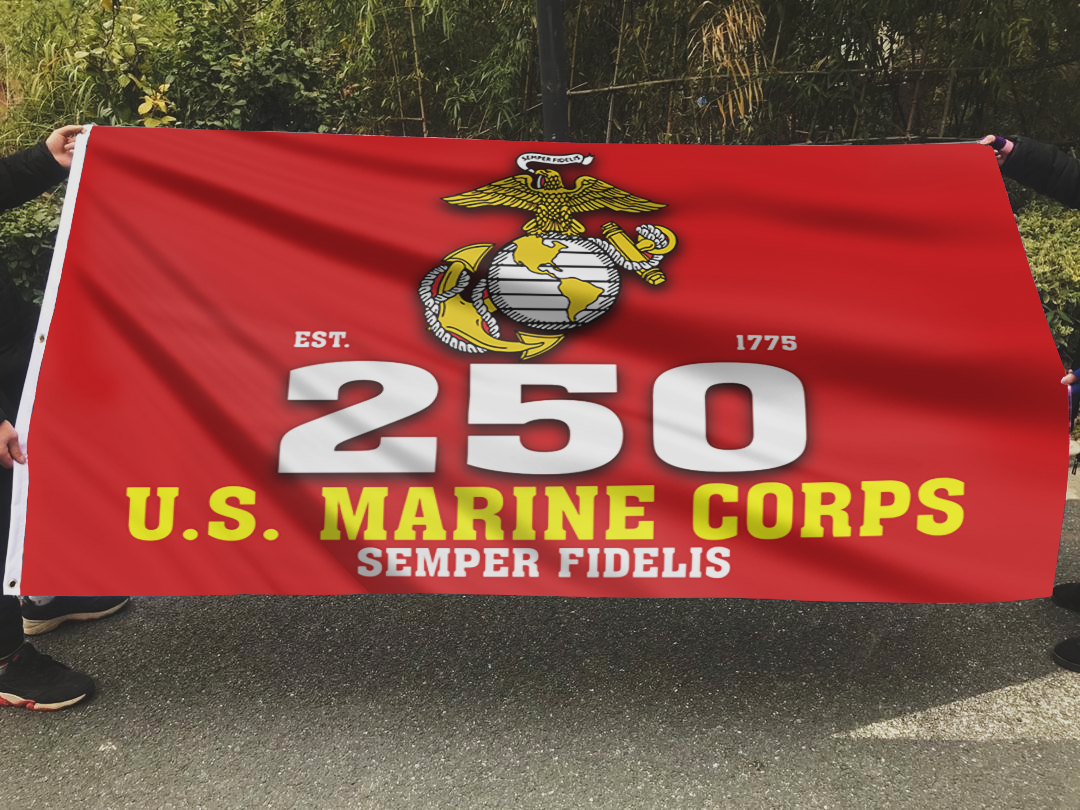250 U.S. Marine Corp Flag