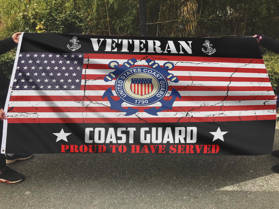 Veteran Coast Guard Flag