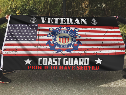 Veteran Coast Guard Flag
