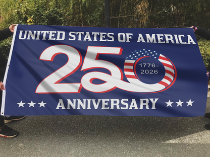 USA 250 Anniversary Celebration Flag