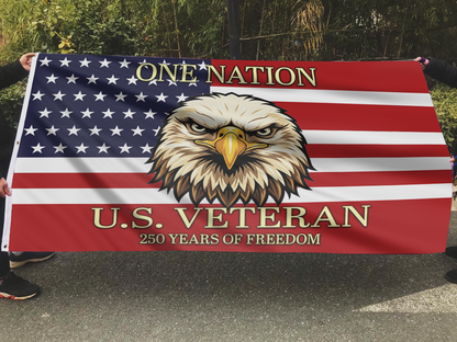 One Nation U.S. Veteran Flag