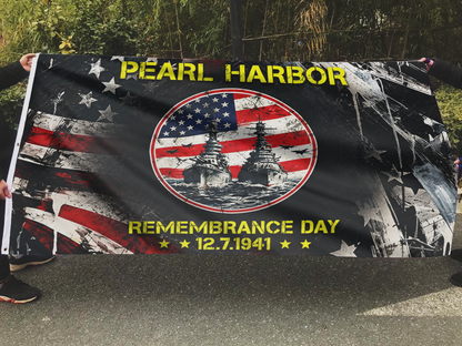 Pearl Harbor - Remembrance Day USA Flag
