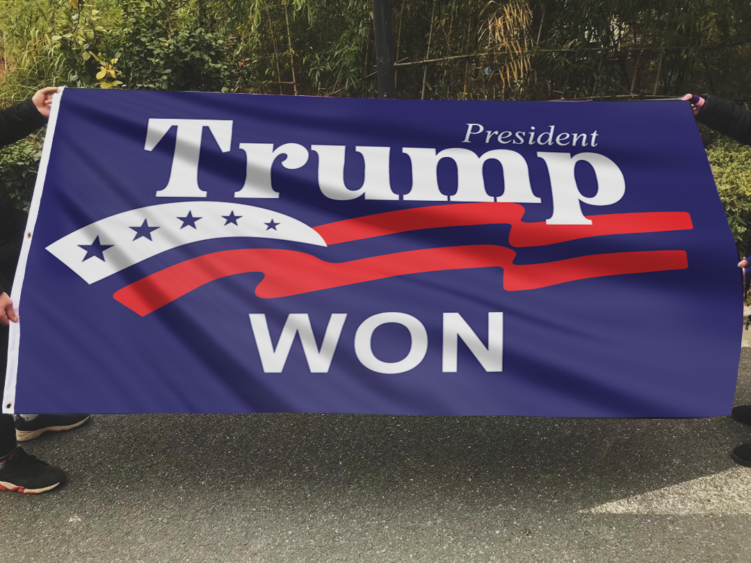 President Trump Won Flag