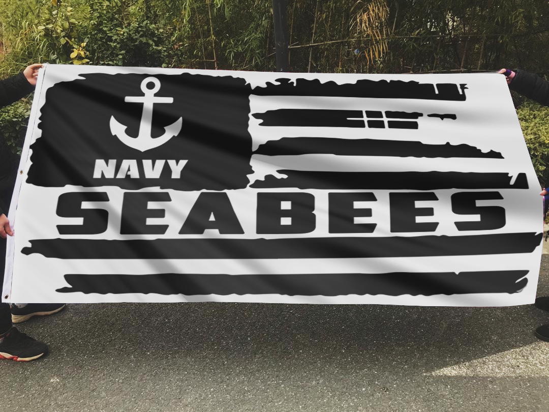 Navy Seabees Flag