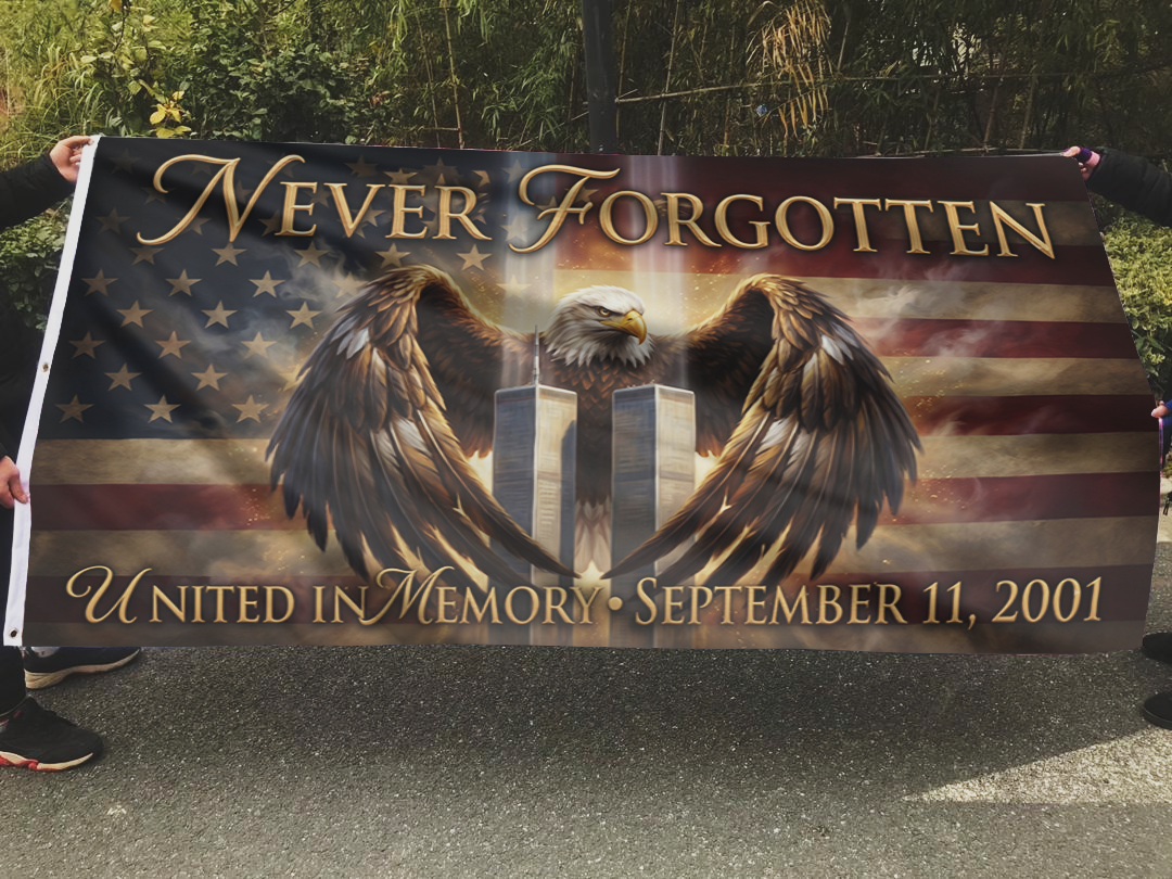 Never Forgotten - United in Memory Flag