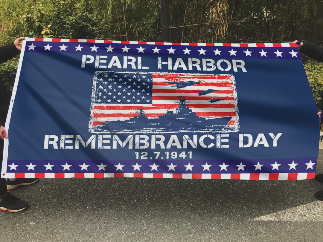 Remembrance Day - Pearl Harbor 12.7.1941 Flag