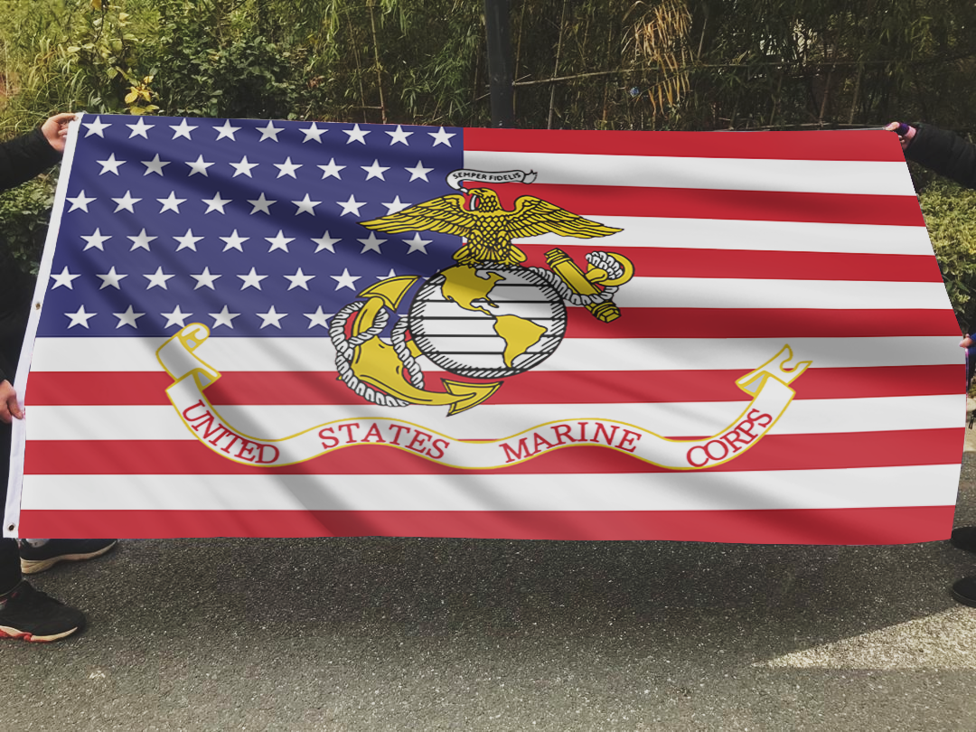 United States Marine Corps Patriotic Flag