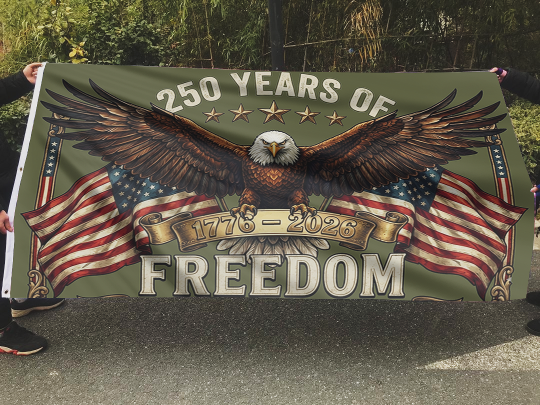 250 Years Of Freedom Navy Flag