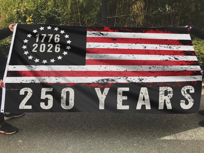 250 Years Freedom Patriotic Flag