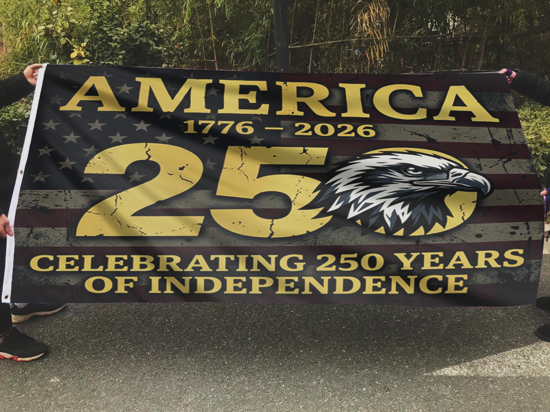 America 250 Freedom Eagle Patriotic Flag