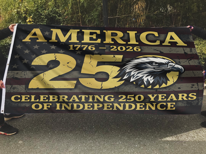 America 250 Freedom Eagle Patriotic Flag