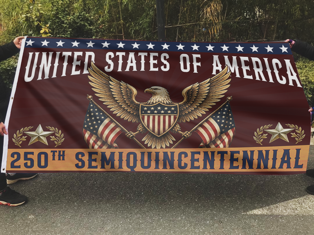 American Eagle 250th Anniversary Flag