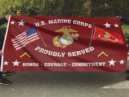 United States Marine Corps - Private First Class Flag
