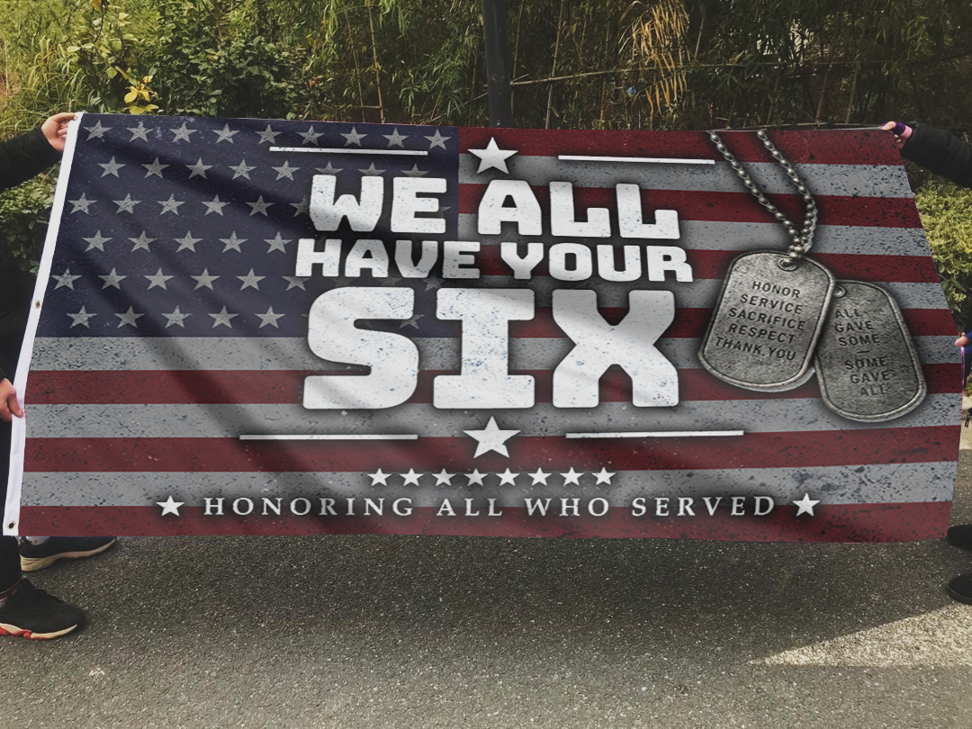 We Have All Your SIX USA Flag